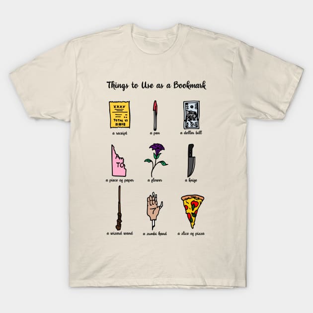 Bookmarks T-Shirt by TKsuited